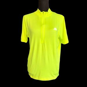 Bright Neon Green women’s  Athletic Shirt Sz m